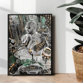 andrew tate top g Illustration pop art - wall art